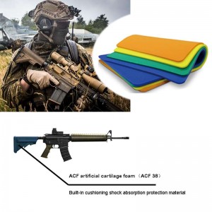 Fusils tactiques militaires de fusil insèrent des matériaux de tamponnage de tampon de recul en crosse (ACF)