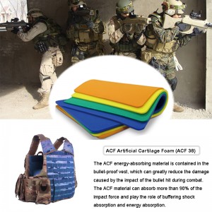 Matériaux de coussin de veste de gilet pare-balles blindés militaires de protection standard (ACF)