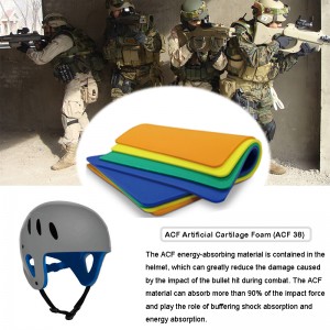 Matériaux de protection contre les impacts de casque militaire à l'épreuve des balles militaire (ACF)